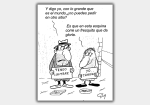 Chistes de humor negro – La miseria es menos miseria con Buen Humor – Viñeta de Miguel Gila