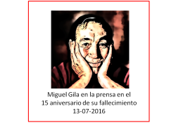 Miguel Gila - 15 aniversario de su fallecimiento