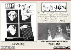 Rius y Miguel Gila fundaron la revista La Gallina