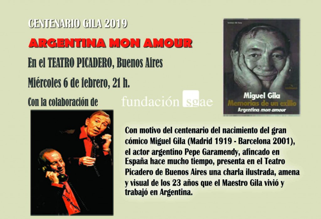 Centenario Miguel Gila - ARGENTINA mon amour