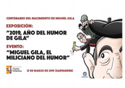 Exposición y evento del centenario del nacimiento de Miguel Gila en Santander por el Frente Viñetista